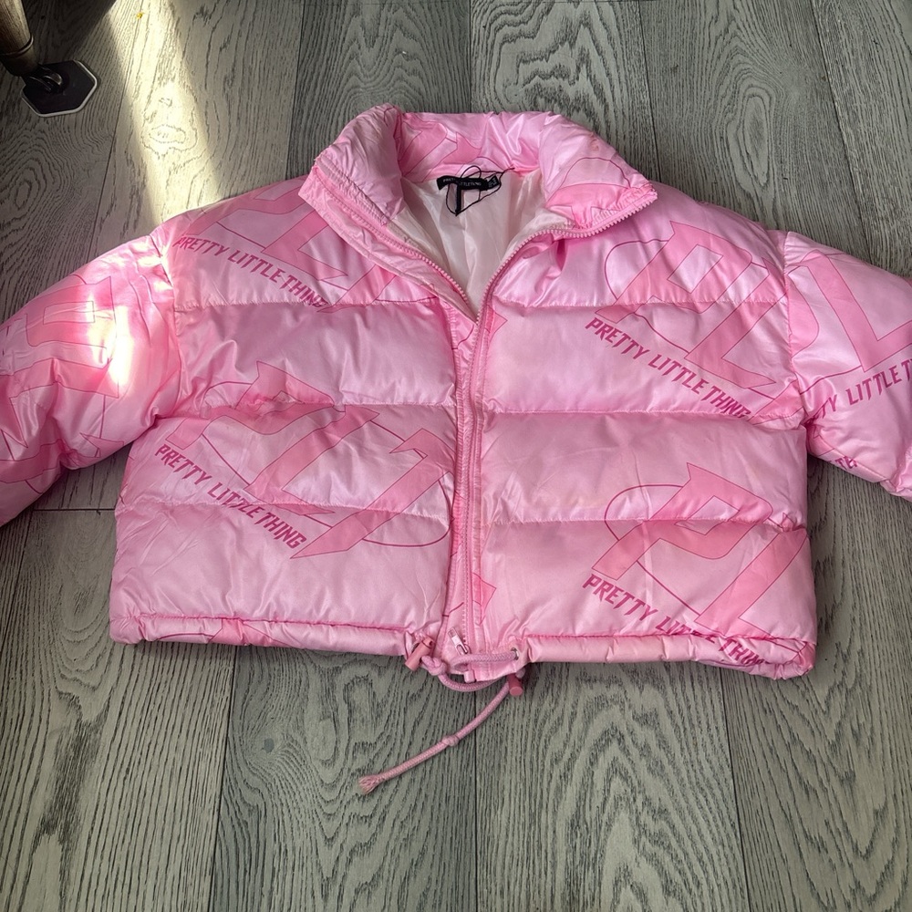 pretty little thing winter puffer jacket🩷🧸